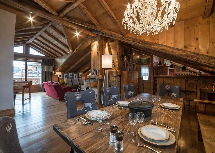 Duplex Raffine A 1850 Avec Cheminee Et Parking Prive - Fr-1-575-15 Apartmán Courchevel